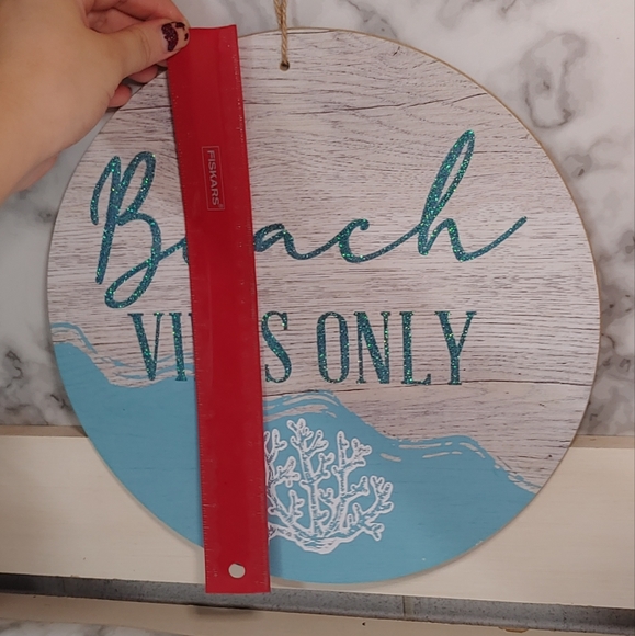 Glitter Beach Vibes Wall Decor - Picture 2 of 4